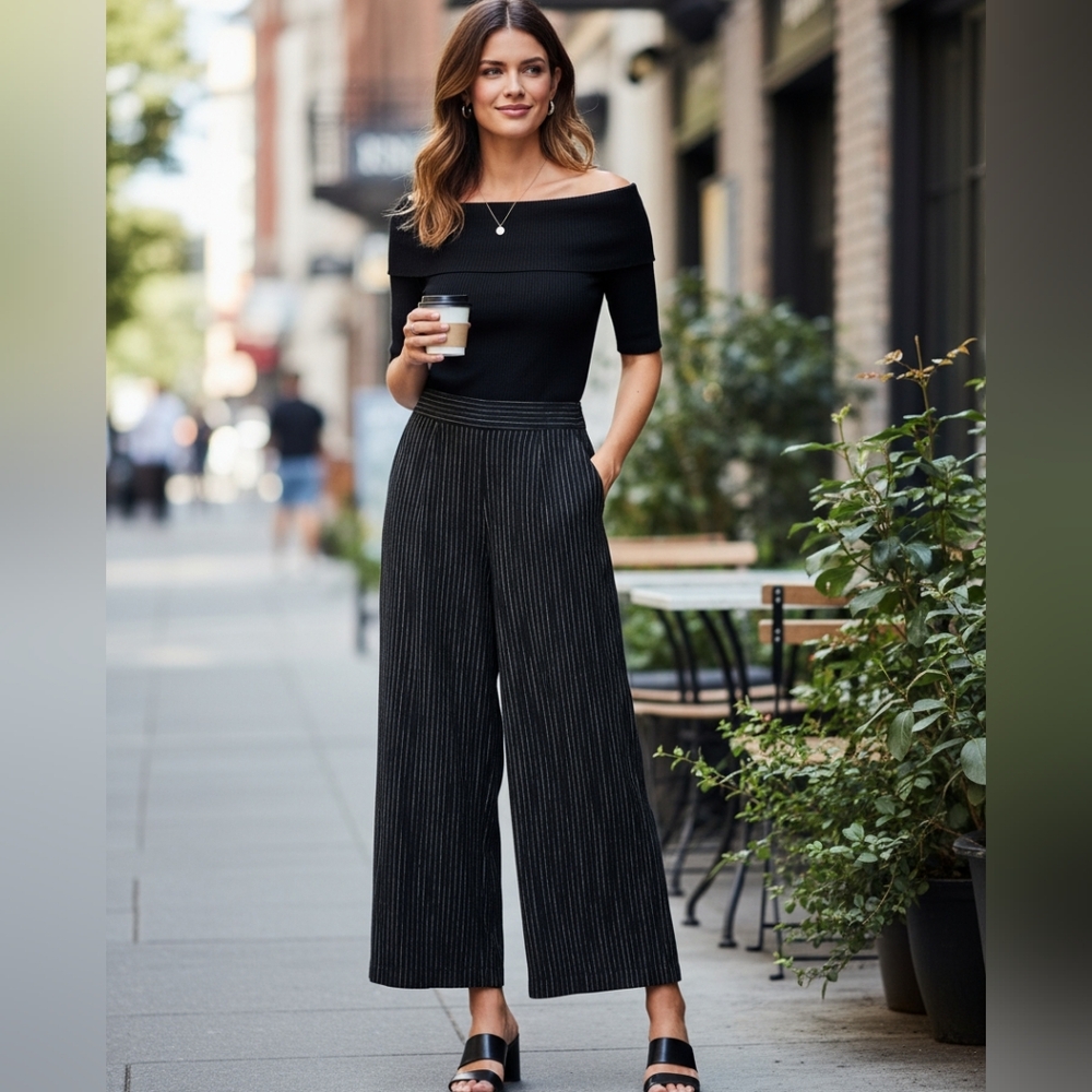 Linen Wide Legged Pants